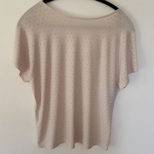 Jennifer Lopez Gold Studded Top Size XS